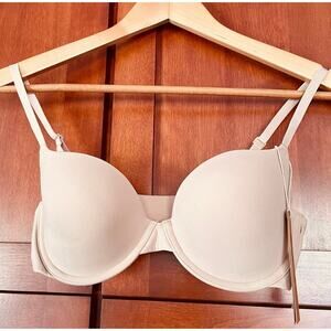 Skims Fits Everybody Push Up Demi Bra Mica Size 34C NEW